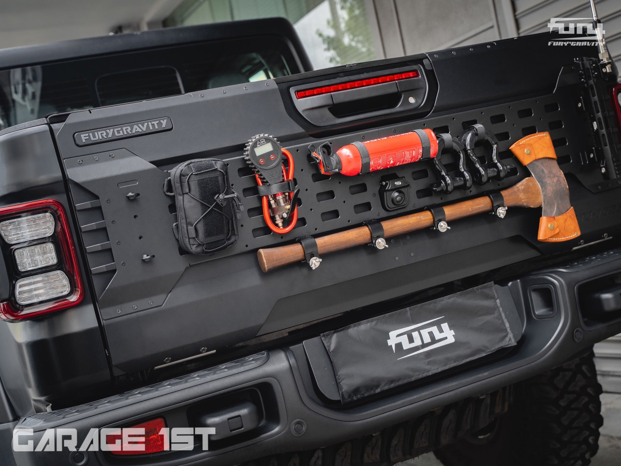 HEYTRIP SUV テールゲートユニバーサル フィット Fury テールゲートマルチパネル / JEEP Gladiator（ジープ